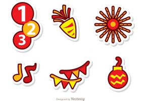 285x200 New Year Eve Free Vector Graphic Art Free Download (Found 7,121