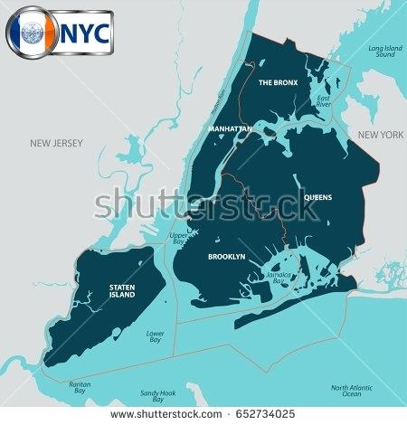 450x470 Maps New York Borough Map