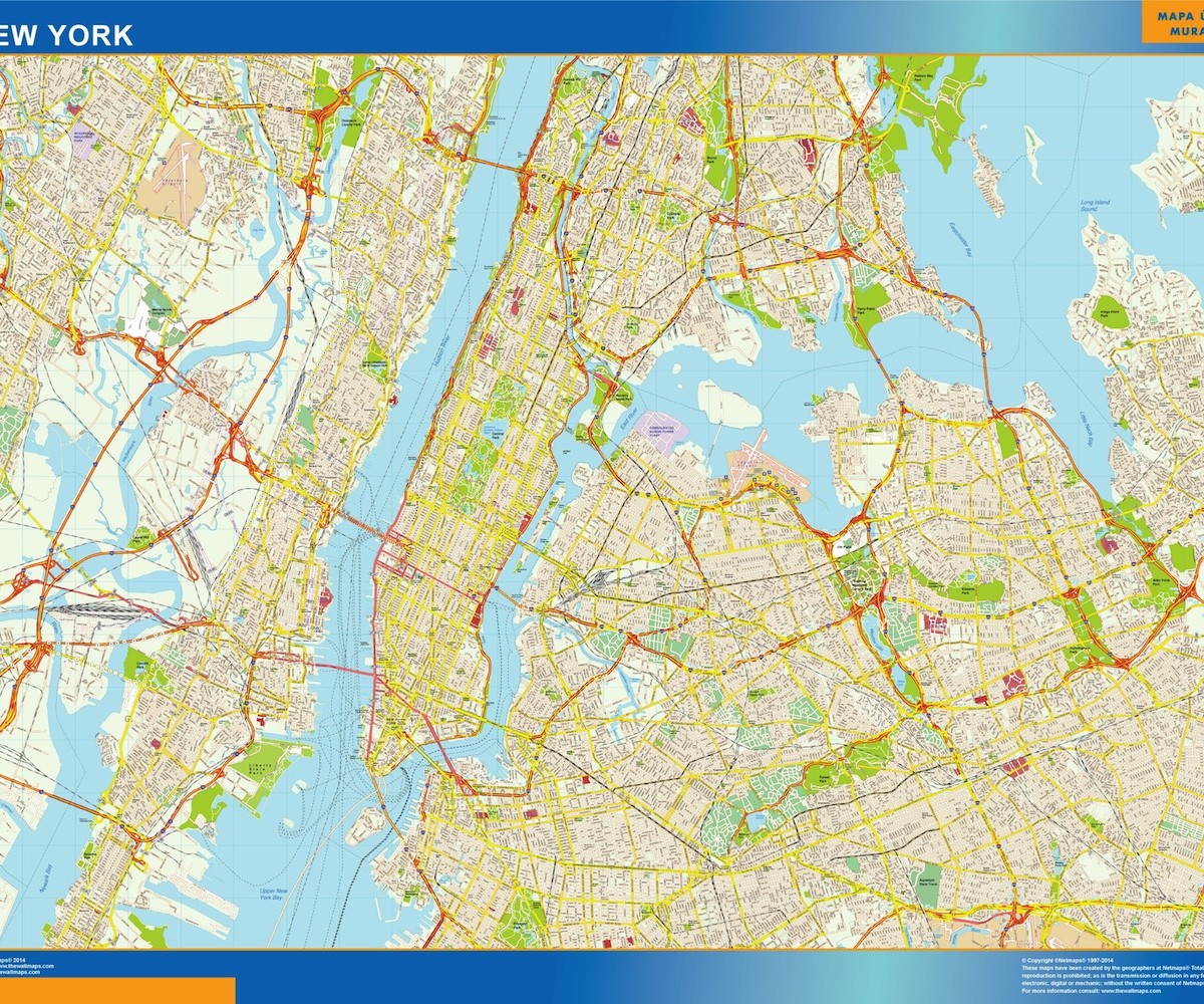 1200x1000 New York Vector Map. Eps Illustrator Vector City Maps Usa America