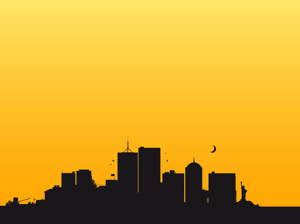 1024x765 New York Skyline Vector Art Amp Graphics