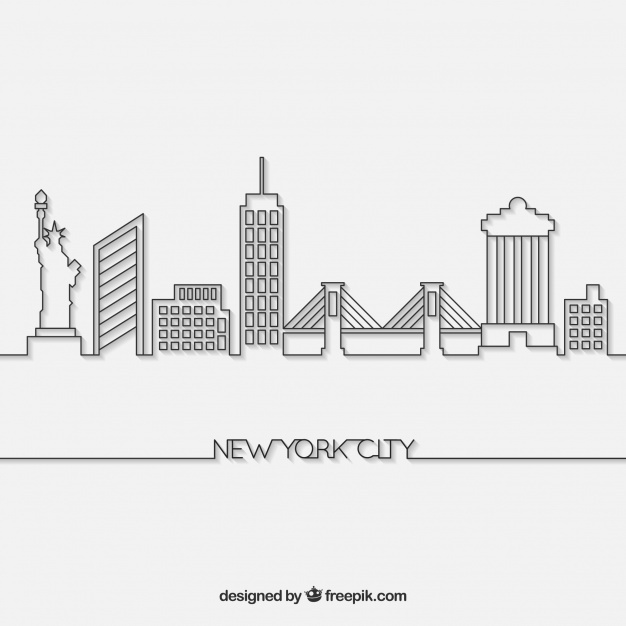 626x626 New York Skyline Vectors, Photos And Psd Files Free Download