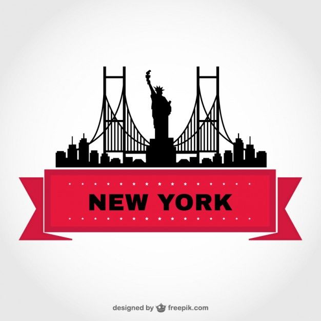 626x626 New York Skyline Vector Template Templates Template