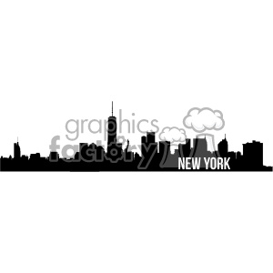 300x300 Royalty Free New York City Skyline Vector Art Fill 402333 Vector