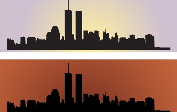 600x380 Skyline Us Newyork City Vectors Free Vector In Encapsulated
