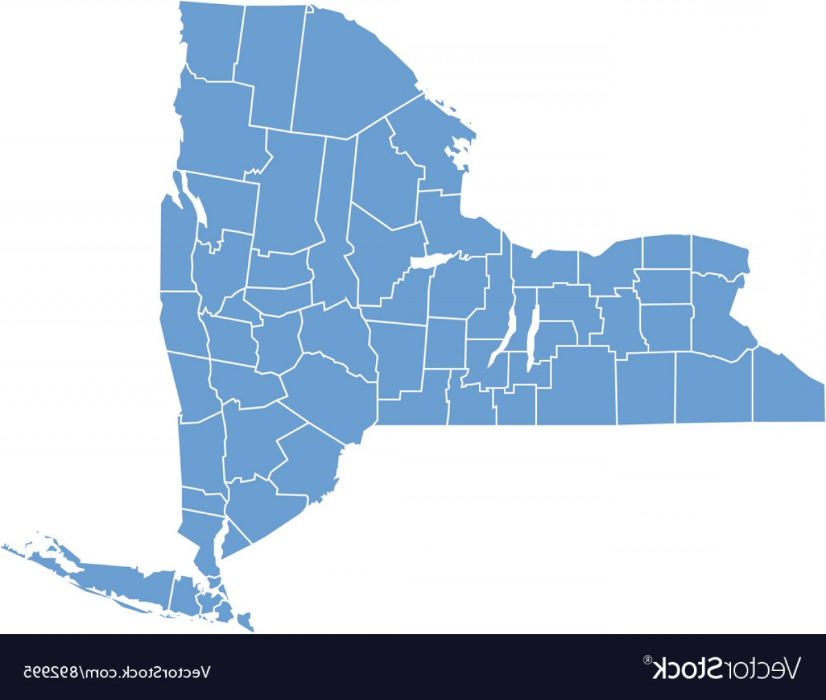 1200x1017 State Map Of New York By Counties Vector Geekchicpro
