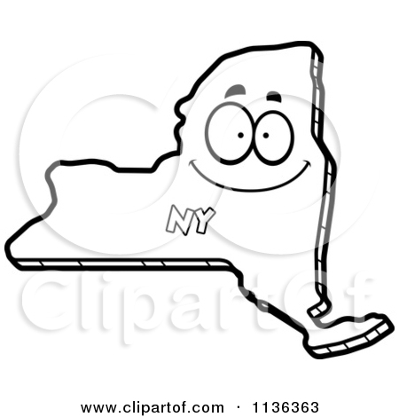 450x470 Clipart Drawing Of New York State