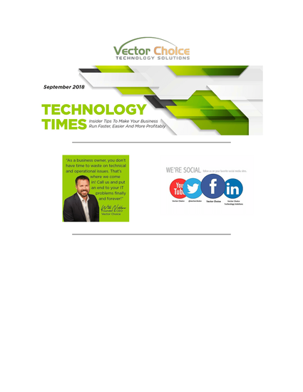 425x550 Newsletter Vector Choice Technology Solutions