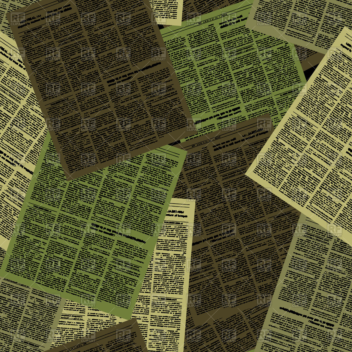 1200x1200 Military Newspaper Background Vector Image Vector Artwork Of