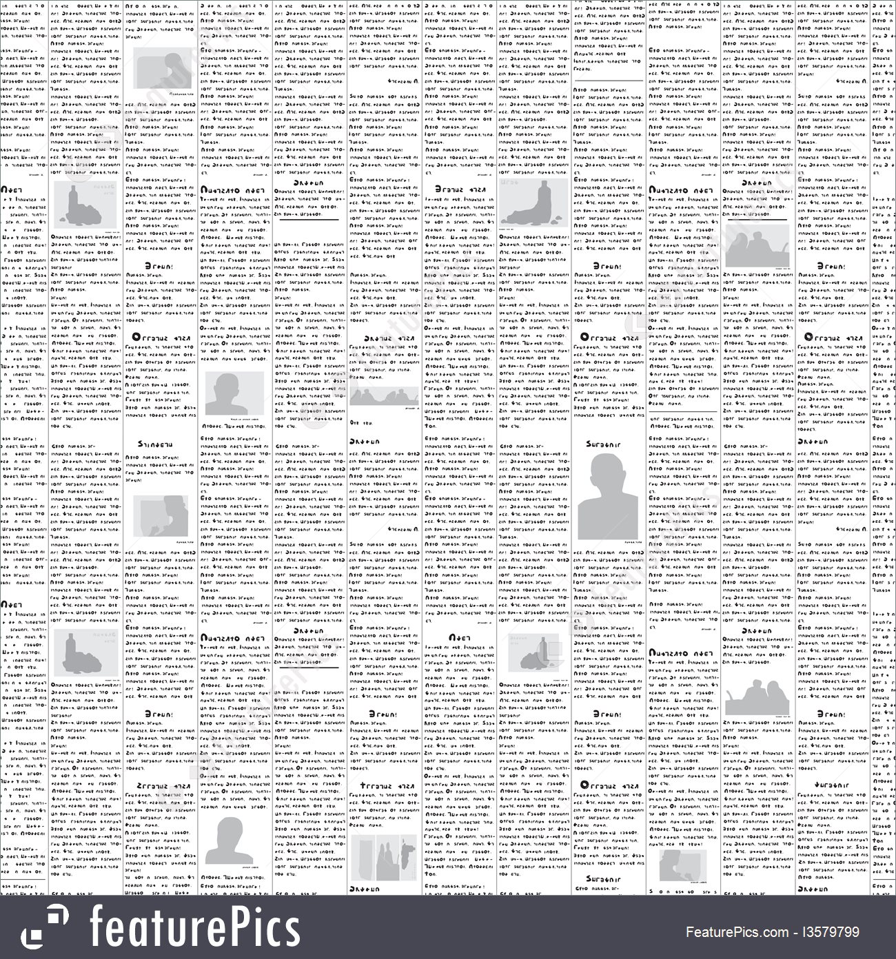 1300x1392 Templates Newspaper Vector Background