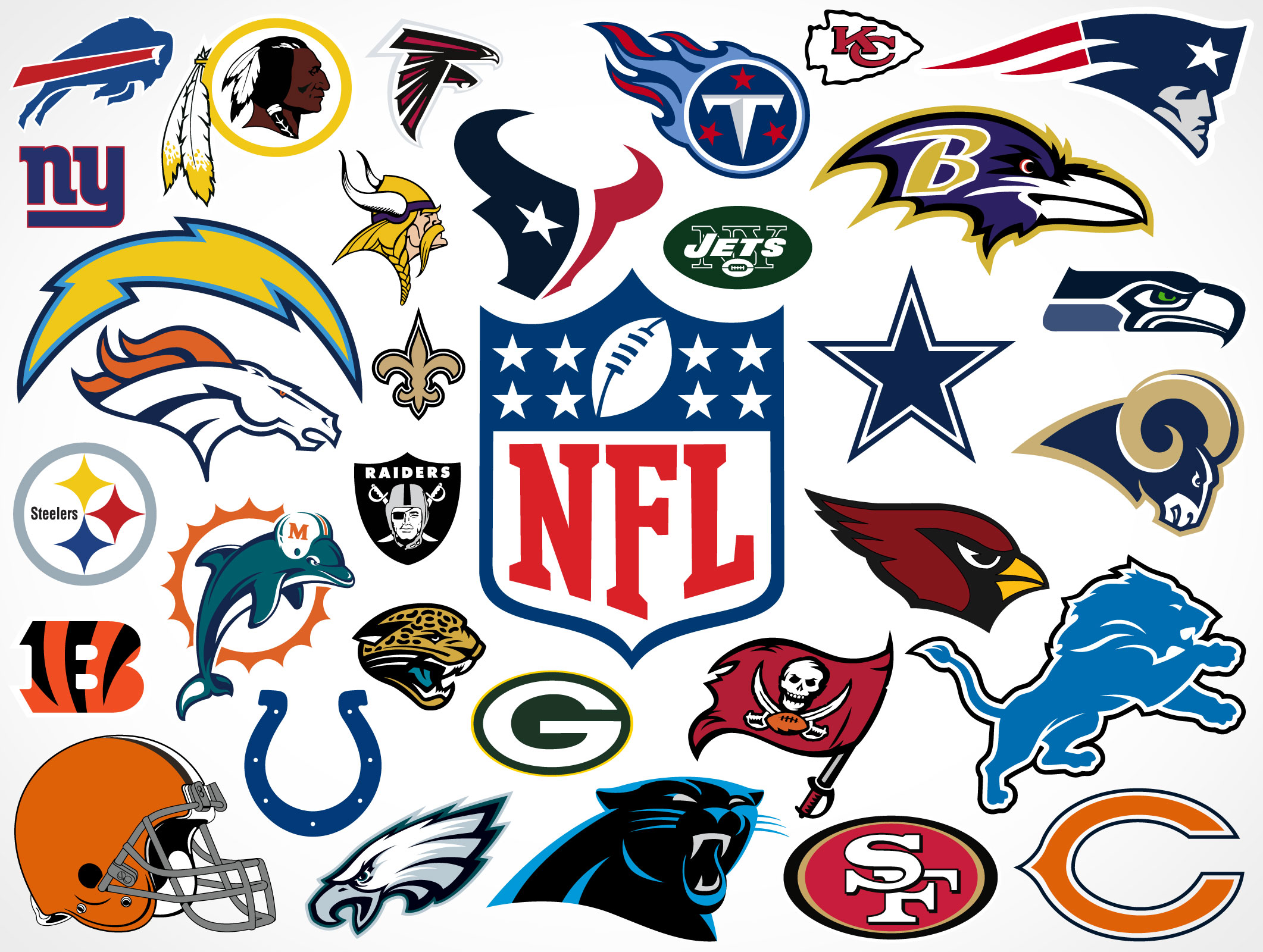 2122x1600 National Football League Team Vector Logos Market Your Psd