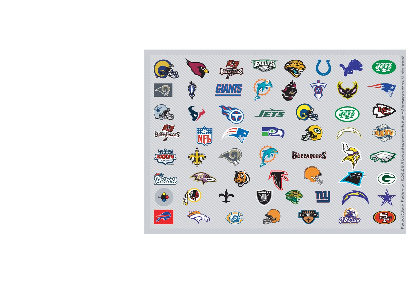 1400x980 Nfl Team Vector Logos