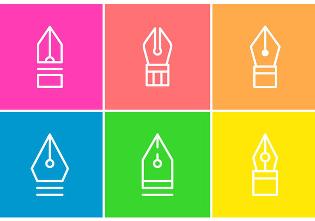 632x443 Free Pen Nib Vector