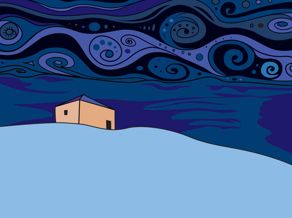 1024x765 Night Sky Vector Vector Art Amp Graphics