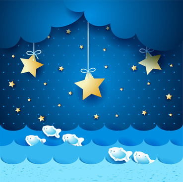 369x368 Cartoon Night Sky Free Vector Download (18,344 Free Vector) For