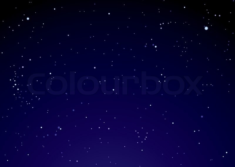 800x569 Dark Nights Sky With Bright Stars Ideal Background Stock Vector