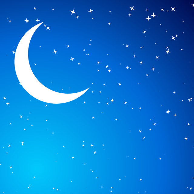 640x640 Vector Night Sky