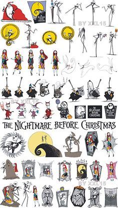 236x415 Nightmare Before Christmas Vector Clip Art Printables