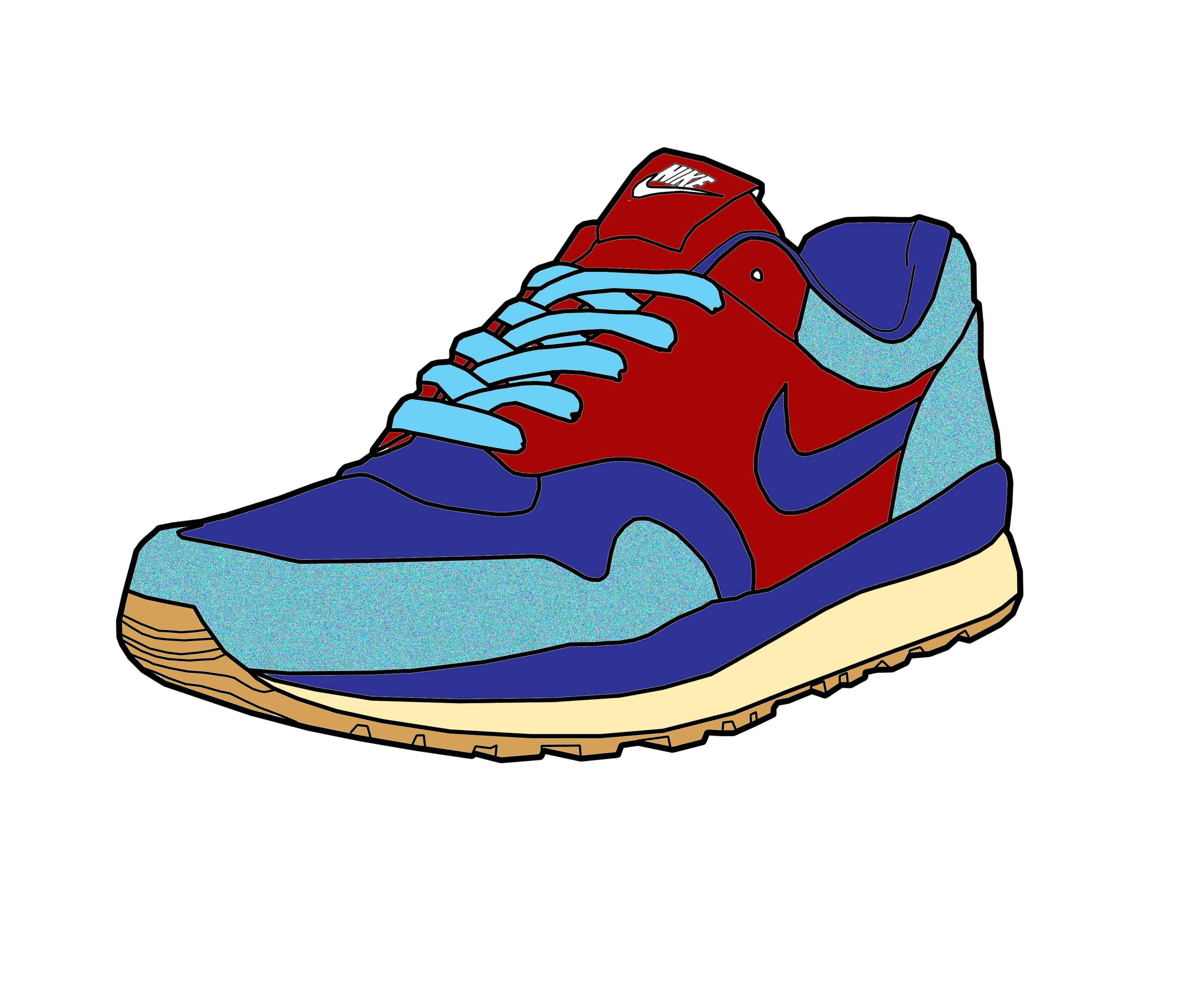 3000x2500 Nike Air Safari Vector By Mattisamazingps