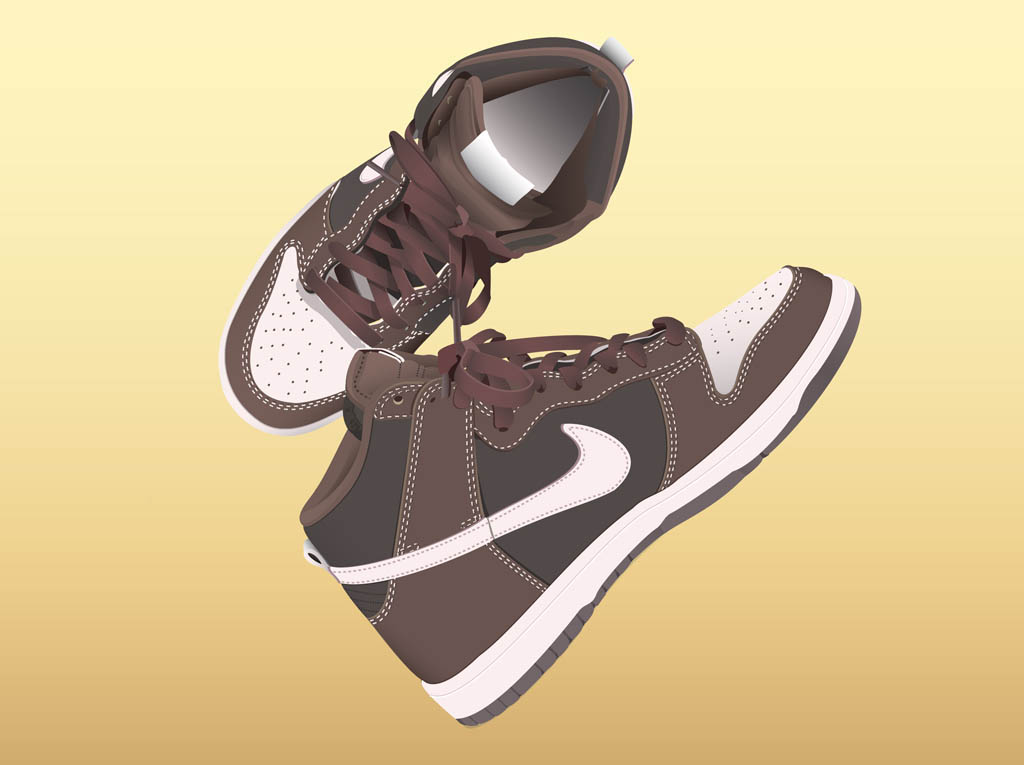 1024x765 Nike Shoes Vector Art Amp Graphics