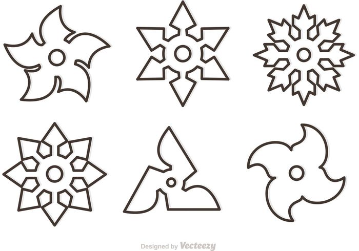 700x490 Star Outline Images Outline Ninja Star Vectors Download Free