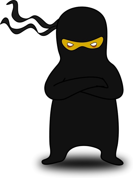 447x600 Ninja Free Vector In Open Office Drawing Svg ( .svg ) Vector