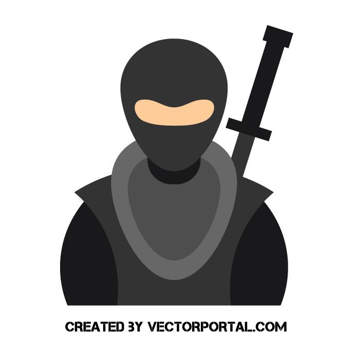 660x660 Ninja Vector Icon People Free Vector Image Icons