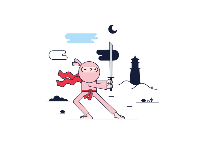 700x490 Free Ninja Vector