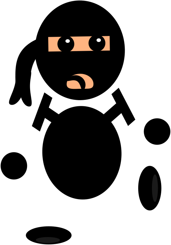 557x800 Ninja Free Vector 4vector