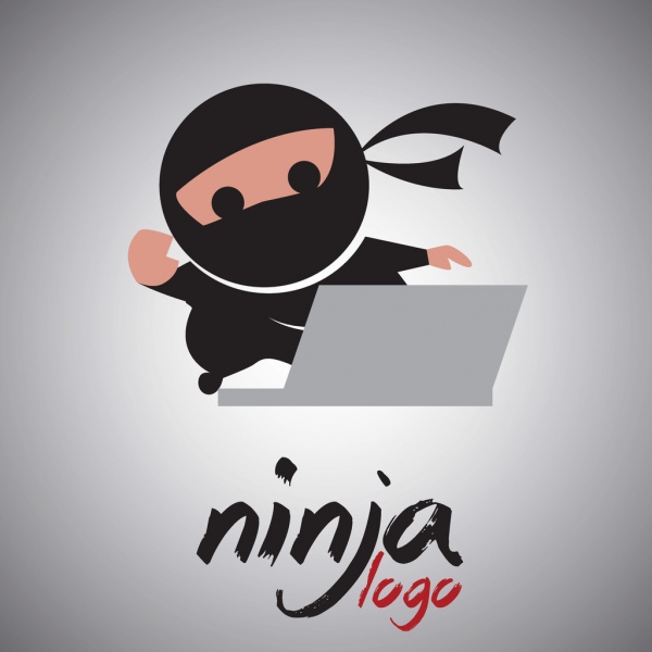 600x600 Ninja Logo Free Vector In Encapsulated Postscript Eps ( .eps