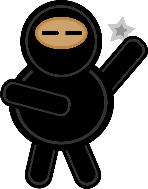 629x800 Plump Ninja Free Vector 4vector