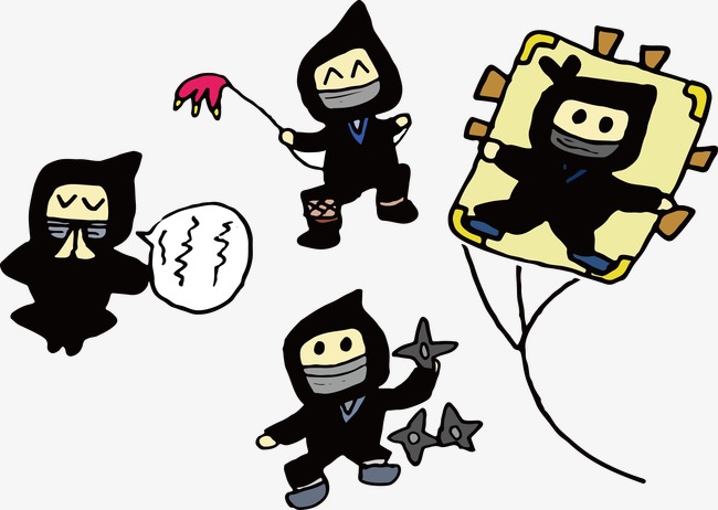 650x462 Vector Ninja, Ninja, Vector, Black Clothes Png And Vector For Free