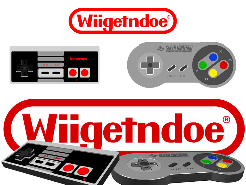 800x600 Nes X Snes Controllers (Vector And 3d Render) By Daniel Amalbert