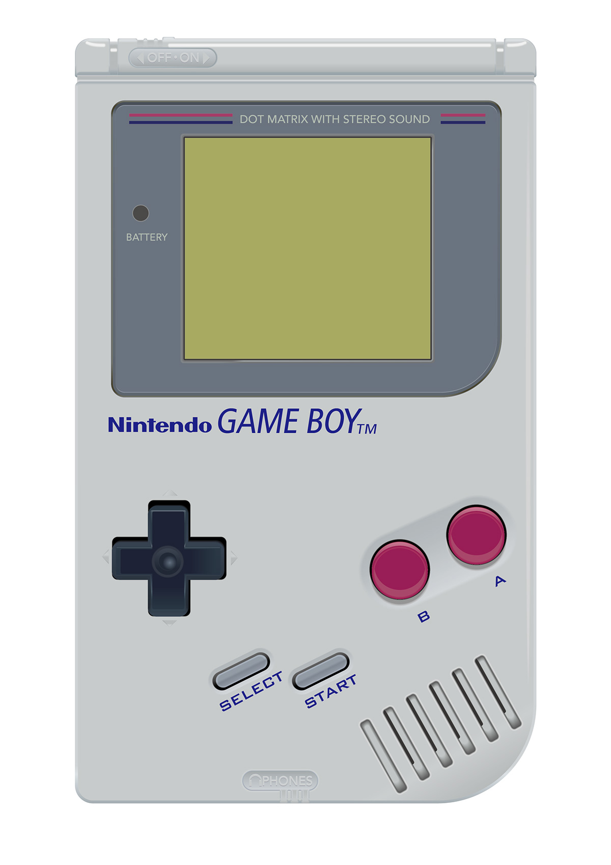 1200x1697 Nintendo Game Boy Vector Illustration On Behance