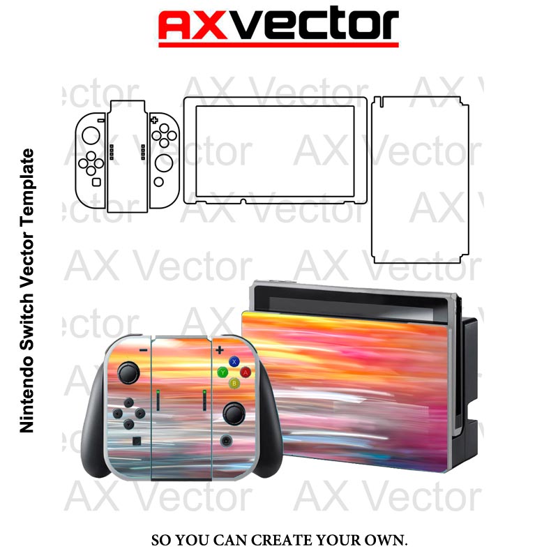 800x800 Nintendo Switch Vector Template