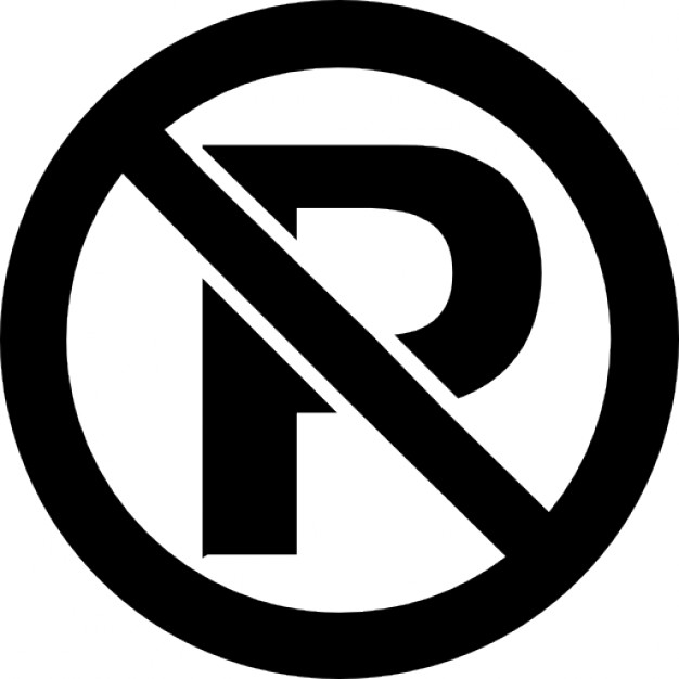 626x626 No Parking Icons Free Download
