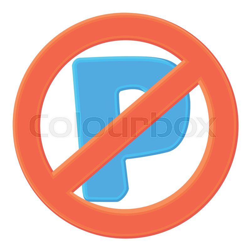 800x800 No Parking Icon. Cartoon Illustration Of No Parking Vector Icon