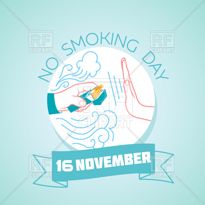 400x400 No Smoking Day Greeting Card