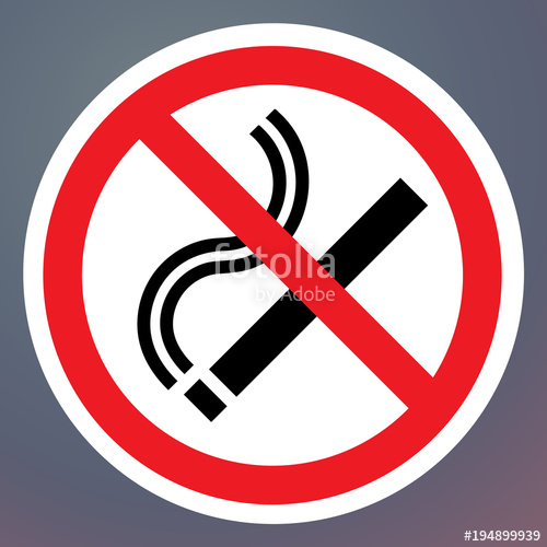 500x500 No Smoking Vector Sign, Stop Smoking Sticker Stock Image And