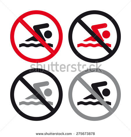 450x470 No Swimming Logo Clipart Collection