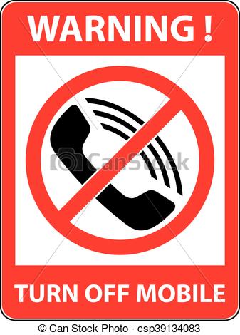 337x470 No Phone, Telephone Prohibited Symbol. Vector. No Phone, Telephone