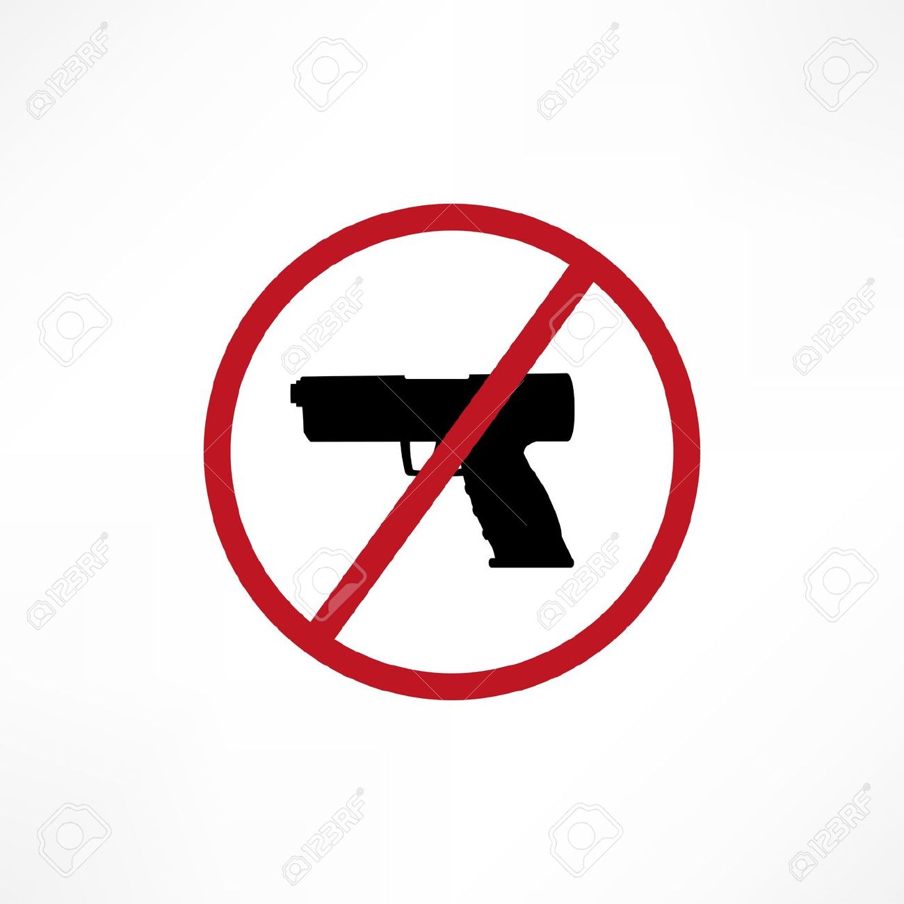 1300x1300 No Weapons Sign Clipart Collection