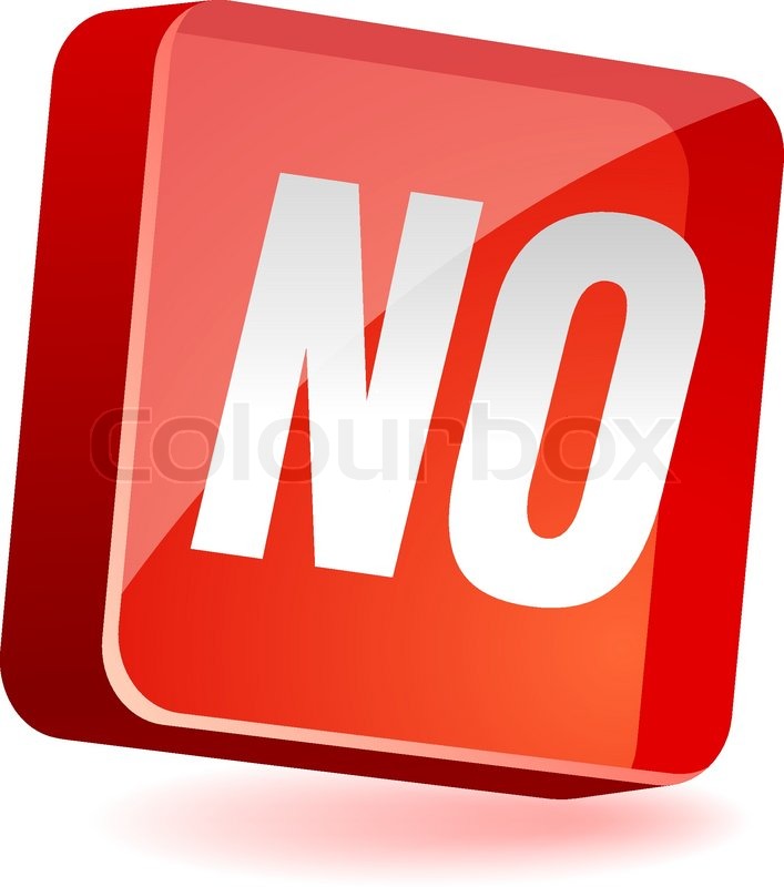 707x800 No 3d Icon Vector Illustration Stock Vector Colourbox