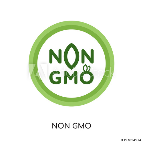 500x500 Non Gmo Logo Vector Isolated On White Background For Your Web