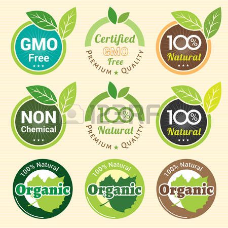 450x450 Gmo Free Non Gmo And Organic Guarantee Tag Label Emblem Sticker