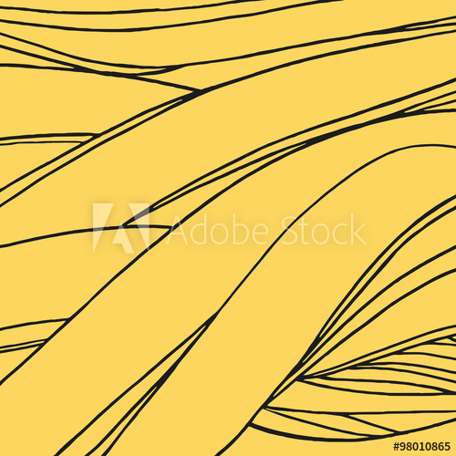 500x500 Hand Drawn Noodle Vector Background. Illustration Is Cropped With