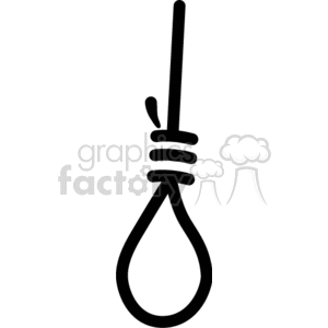 300x300 Royalty Free Noose Rope 146312 Vector Clip Art Image