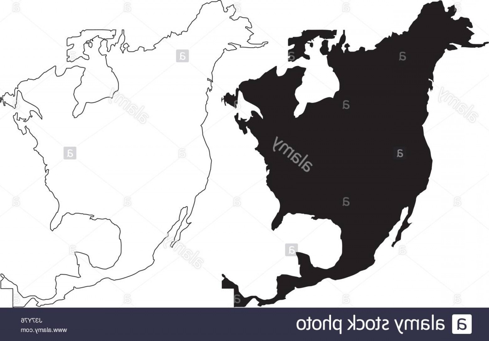 1560x1090 The Americas Map Vector Lazttweet