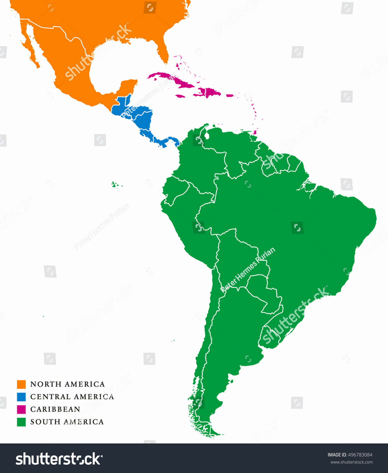 1314x1600 Map Of North And South America Vector Awesome Latin America