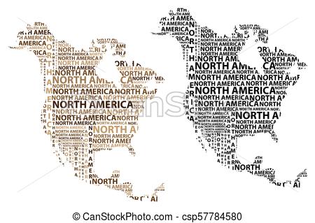 450x319 Sketch North America Letter Text Continent, North America Word