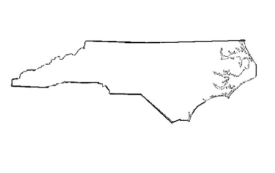 North Carolina Outline Vector at GetDrawings | Free download